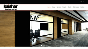 What Kaisharinteriors.com website looked like in 2020 (4 years ago)