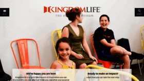 What Kingdomlife.org website looked like in 2020 (4 years ago)