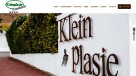 What Kleinplasie.com website looked like in 2020 (4 years ago)