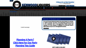 What Kenwoodliquor.com website looked like in 2020 (4 years ago)