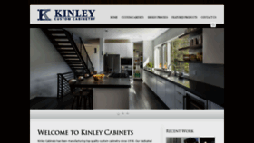 What Kinleycabinets.com website looked like in 2020 (4 years ago)