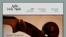 What Kgviolin.com website looked like in 2020 (6 years ago)