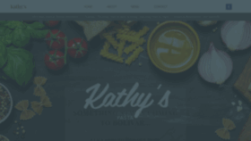 What Kathyspasta.com website looked like in 2020 (4 years ago)