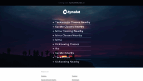 What Kyokushinkarate.co website looked like in 2020 (4 years ago)