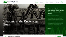 What Knowledgebank.org.nz website looked like in 2020 (4 years ago)
