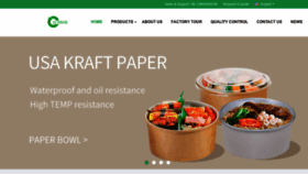 What Kraftpaperbowls.com website looked like in 2020 (4 years ago)