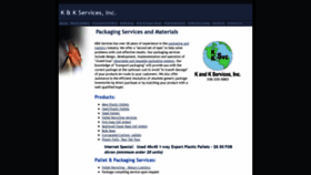 What Kandkservices.biz website looked like in 2020 (4 years ago)