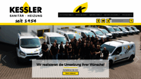 What Kessler-heizung.de website looked like in 2020 (4 years ago)