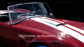 What Kustomjoes.com website looked like in 2020 (4 years ago)