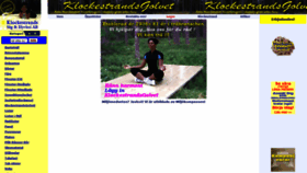 What Klockestrand.nu website looked like in 2020 (4 years ago)