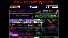 What Koperangka.net website looked like in 2020 (4 years ago)