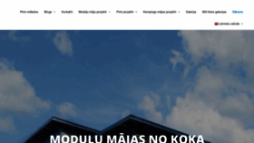 What Koka-modulumaja.lv website looked like in 2020 (4 years ago)