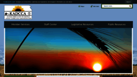What Kadcca.org website looked like in 2020 (5 years ago)