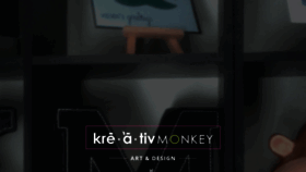 What Kre-a-tivemonkey.com website looked like in 2020 (4 years ago)