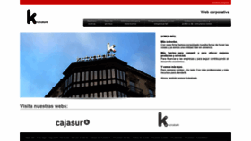What Kutxabank.com website looked like in 2020 (4 years ago)