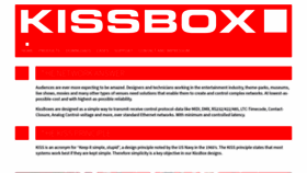 What Kiss-box.nl website looked like in 2020 (4 years ago)