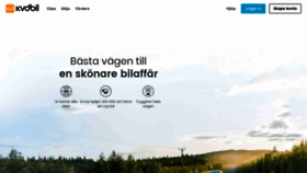 What Kvd.se website looked like in 2020 (4 years ago)