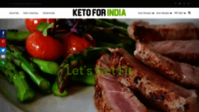 What Ketoforindia.com website looked like in 2020 (4 years ago)