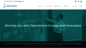 What Kinetik.uk.com website looked like in 2020 (4 years ago)