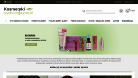 What Kosmetykitrychologiczne.pl website looked like in 2020 (4 years ago)