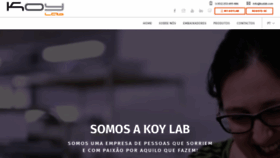What Koylab.pt website looked like in 2020 (4 years ago)