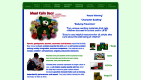 What Kellybear.com website looked like in 2020 (4 years ago)