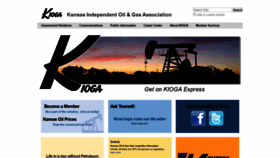 What Kioga.org website looked like in 2020 (4 years ago)