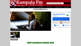 What Kampalafm.com website looked like in 2020 (4 years ago)