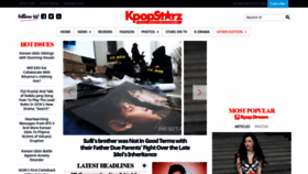 What Kpopstarz.com website looked like in 2020 (4 years ago)