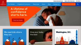 What Kindercare.com website looked like in 2020 (4 years ago)