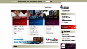 What Klinikum-oldenburg.de website looked like in 2020 (4 years ago)