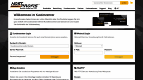 What Kunden.hostprofis.com website looked like in 2020 (4 years ago)