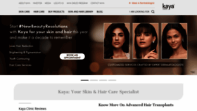 What Kaya.in website looked like in 2020 (4 years ago)