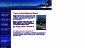 What Kauai-vacation-guide.com website looked like in 2020 (4 years ago)