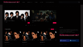 What Koreangossip.net website looked like in 2020 (4 years ago)