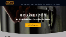 What Kerseyvalleyescape.com website looked like in 2020 (4 years ago)