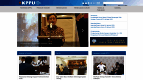 What Kppu.go.id website looked like in 2020 (4 years ago)