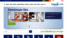 What Klinikum-darmstadt.de website looked like in 2020 (4 years ago)
