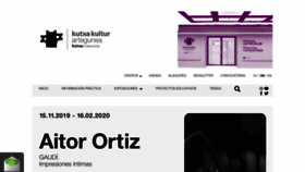 What Kutxakulturartegunea.eus website looked like in 2020 (4 years ago)