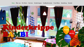 What Kinderkrippe-bambi.ch website looked like in 2020 (4 years ago)