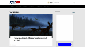 What Kjzz.com website looked like in 2020 (6 years ago)