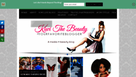 What Kiwithebeauty.com website looked like in 2020 (4 years ago)