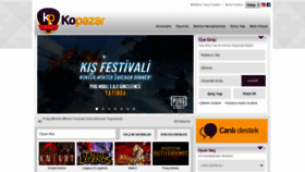 What Kopazar.com website looked like in 2020 (4 years ago)