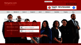 What Kenyanz.com website looked like in 2020 (4 years ago)