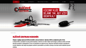 What Klice-hodonin.cz website looked like in 2020 (4 years ago)