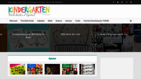 What Kindergartenworksheetsandgames.com website looked like in 2020 (4 years ago)
