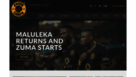 What Kaizerchiefs.com website looked like in 2020 (4 years ago)