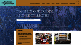 What Kb.nl website looked like in 2020 (4 years ago)