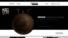 What Kohler.co.in website looked like in 2020 (4 years ago)
