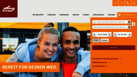What Kvv.de website looked like in 2020 (4 years ago)